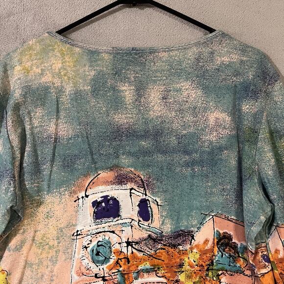 Miss Nikky Y2K Retro Bling Shirt Womens Sz L Italy Scene - Picture 8 of 8